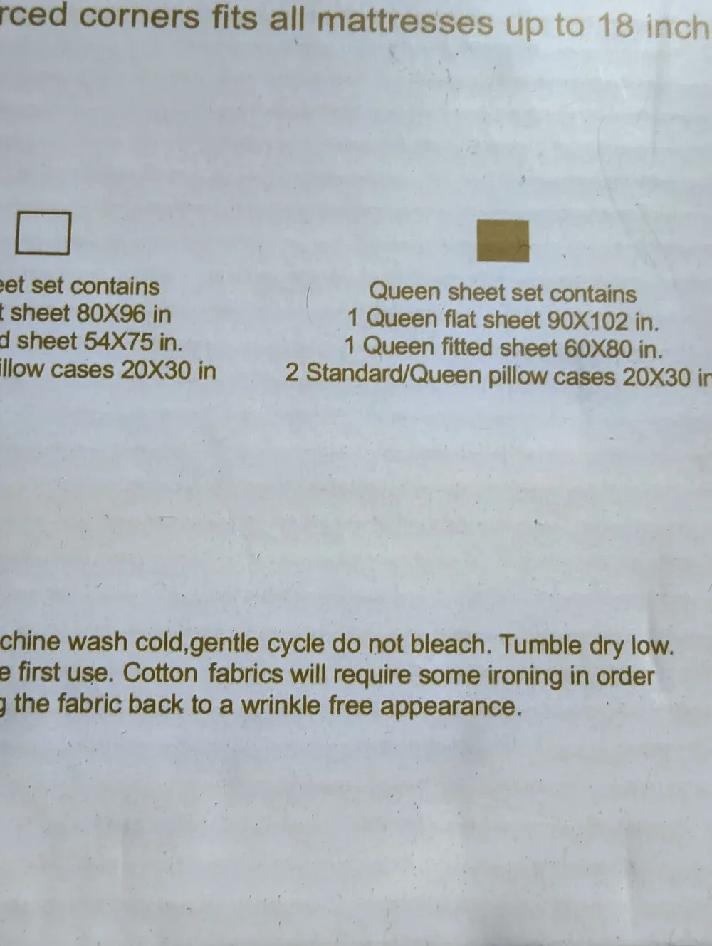 Tree Organic 2000 Queen Organic Sheet Set - Pink & Peach Floral